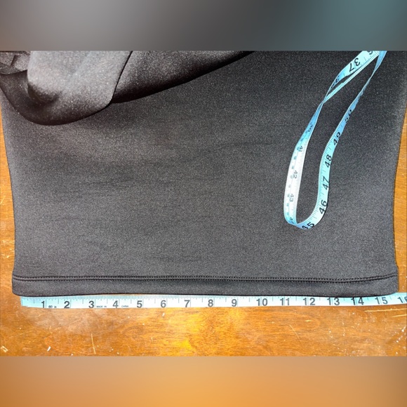 Petal Neoprene Sleeve Black Fitted Dramatic Dress EUC - Picture 4 of 15